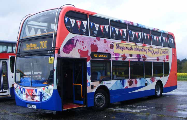 Stagecoach South Scania N230D Alexander Dennis Enviro400 15586